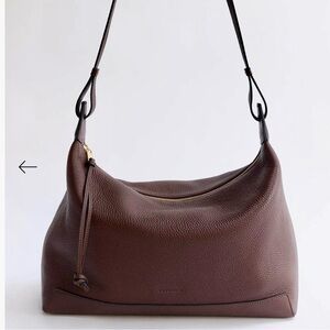 The Horse Lou Bag in Coffee with Gold Hardware